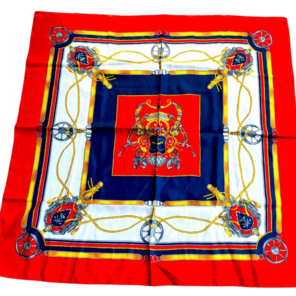 Large Natalia Shades Of Red & Blue Women’s Scarf